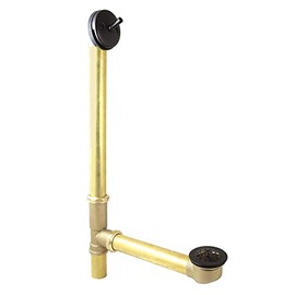 Kingston Brass DTL1165 21" Trip Lever Waste and Overflow with Grid, Oil Rubbed Bronze