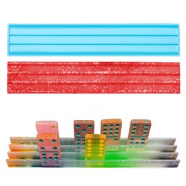 Dominoes Storage Box Resin Mold Domino Box Mold Jewelry Storage Case Holder Mold Slide Box Silicone Mold Case Epoxy Resin Casting Mold for DIY Dominoes Jewelry Box Home Decoration