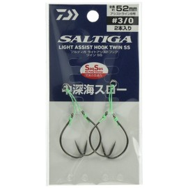 Daiwa Saltiga Light Assist Hook Twin SS Medium Deep Sea Throw 3.6 inches (92 mm) #3/0