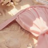 Women Swimsuit Pink One Piece Swimwear Push Up Bra Halter