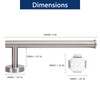 NearMoon Hand Towel Holder/Towel Ring, Thicken Stainless Steel Hand Towel