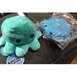 TeeTurtle NEW SEALED BAG TeeTurtle - The Original Reversible Octopus Plushie Happy/sad