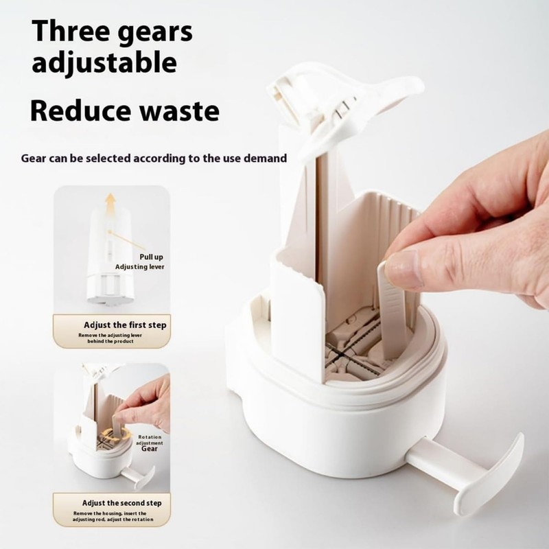 Tasmegol Bar Soap Shaver Shredder Dispenser Wall-Mounted Soap Grinder Container
