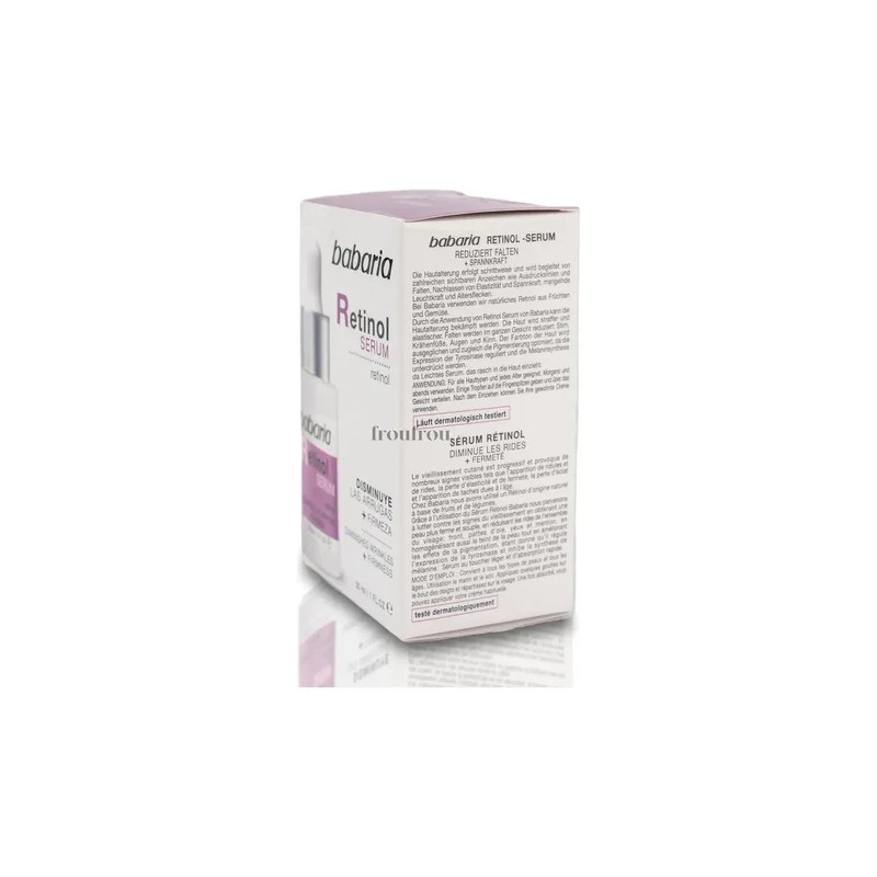 Babaria Sérum Facial Retinol Vegano Antiarrugas, Apto para Todo Tipo