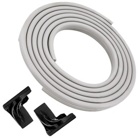 Dishwasher Door Gasket seal Kit - WD08X10057 Dishwasher Door Gasket with WD8X227 & WD8X228 Corner Baffles Fit for GE ken-more hot-point Dishwashers GHD1106F00WW GHD3515F00AA GHD3525F00BB GHD3535F00WW