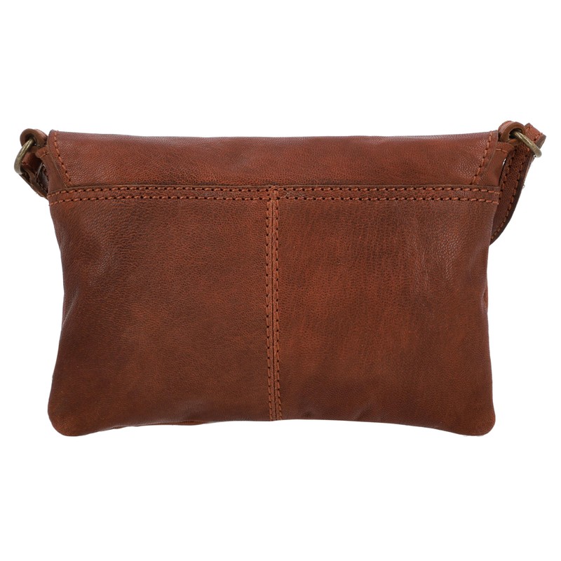Gusti Karisma Women's Leather Shoulder Bag Vintage Brown Leather, black