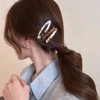 WENJESO Simple Acetate Hair Clip, For Sides/Bangs, Insta-Style, Cute Bebe