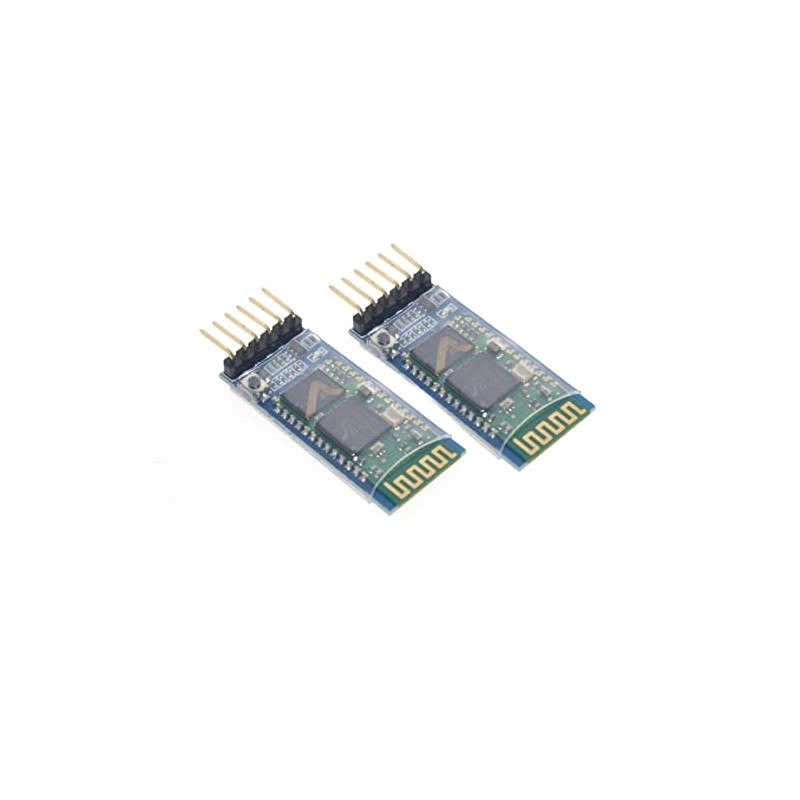 2pcs Robojax HC-05 Bluetooth Serial Pass-Through Module Wireless Serial Communication