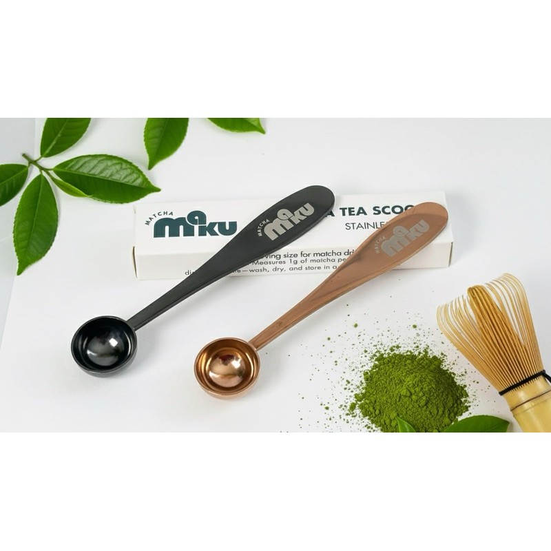 MATCHA MAKU Stainless Steel 1 g Measuring Spoon for Matcha,