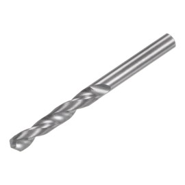 sourcing map Solid Carbide Drill Bit, 3.2mm (0.126") YG6X/C3 Micro-Grain Tungsten Carbide Jobber Twist Drill Bits Straight Shank for Drilling Stainless Steel Aluminum Metal Plastic