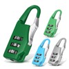 4 Packs Combination Lock 3 Digit Combination Lock Codes with