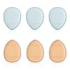 LuckyOpt 6Pcs Mini Makeup Sponge, Wet & Dry Drop-Shape Mini