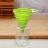 Embudos para uso en cocina, embudo de cocina plegable de