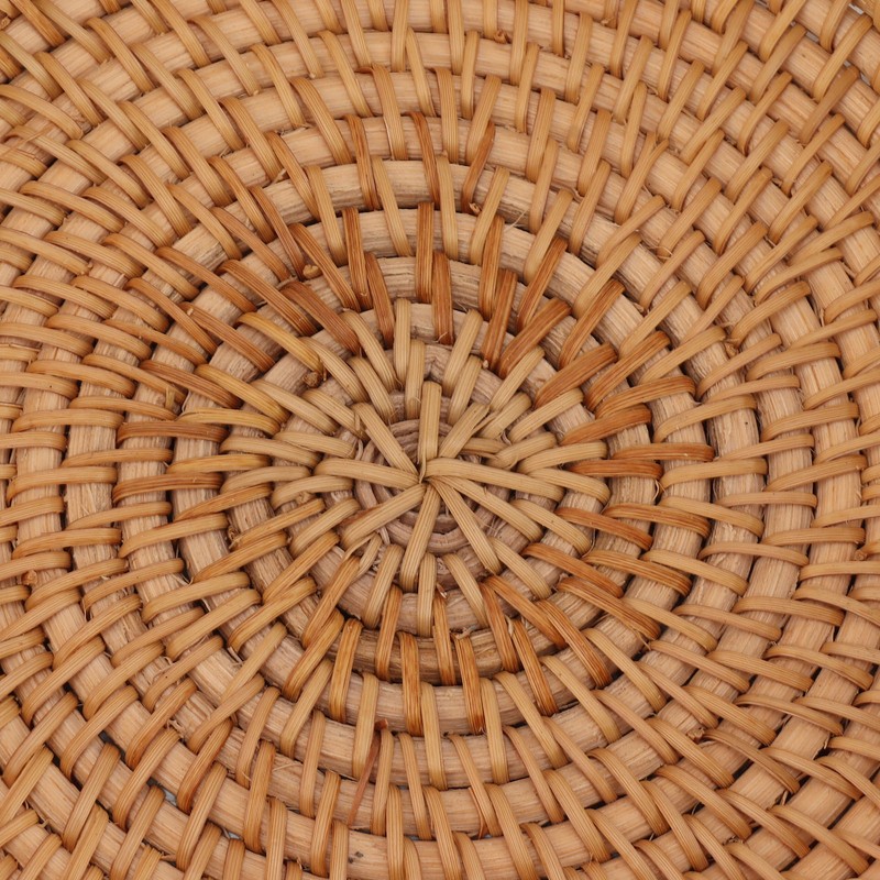 Rattan Fruit Tray Hand Woven Elegant Traditional Natural Rattan Serving