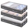 Underbed storage，Under Bed Storage Box with Lids Clothes Storage Bag
