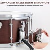 EASTROCK Snare Drum 14 X6.5 Inches Reddish Brown Texture Finish