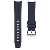 Curved End FKM Rubber Watch Straps for Tudor Black Bay