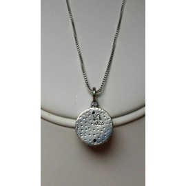 Roman Glass of Kibbutz Revadim  Roman Glass Pendent with sterling silver chain 18inch