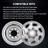 WEISIGAO Chrome Wheel Hubcaps Compatible with Ford Van E150 E250