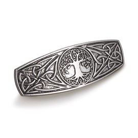 KKJOY Metal Celtic Knot Barrettes Vintage Tree of Life Hair Clips Hand Crafted Spring Clip Hair Pin Headpieces Wedding Bridal Hair Accessories for Women Girls
