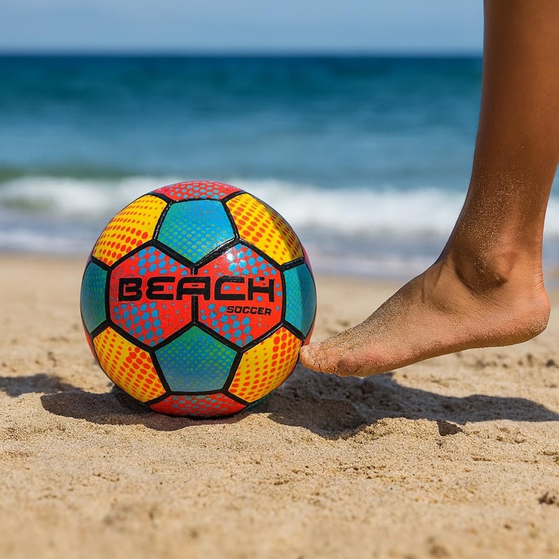 Navoys Soft Touch Beach Football - Lightweight Waterproof Outdoor Ball