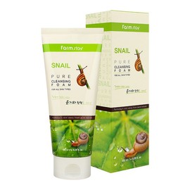 Farmstay Pure Cleansing Foam Snail 180ml / 퓨어 클렌징폼 스네일 180ml