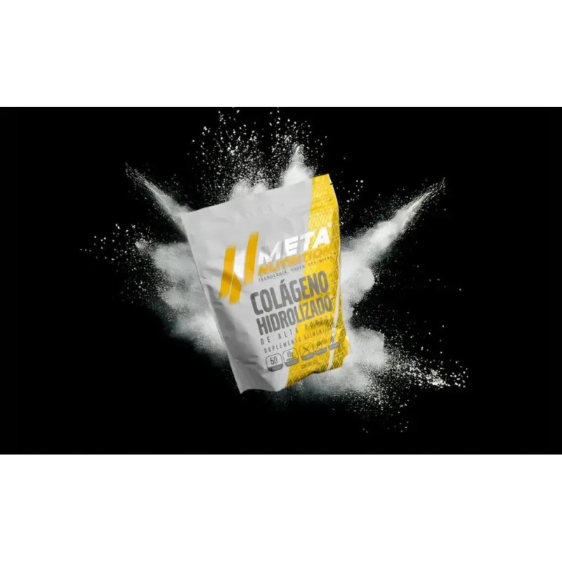 Colageno Hidrolizado Meta Nutrition 500 Gr, 50 Porciones Sin sabor