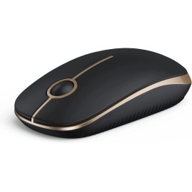 VssoPlor Wireless Mouse, 2.4G Slim Portable Computer Mice with Nano Receiver