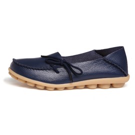 VenusCelia Women's Comfort Walking Office Flat Loafer(7.5 M US,Navy)