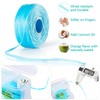 Coconut-Oil Infused Woven Dental Floss,Deep Clean Natural Vegetable Waxed Floss,Extra