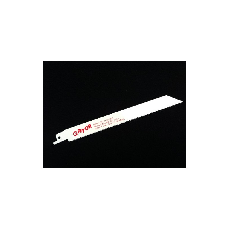Gator Reciprocating Saw Blades 8" x 3/4" x .050 10/14tpi
