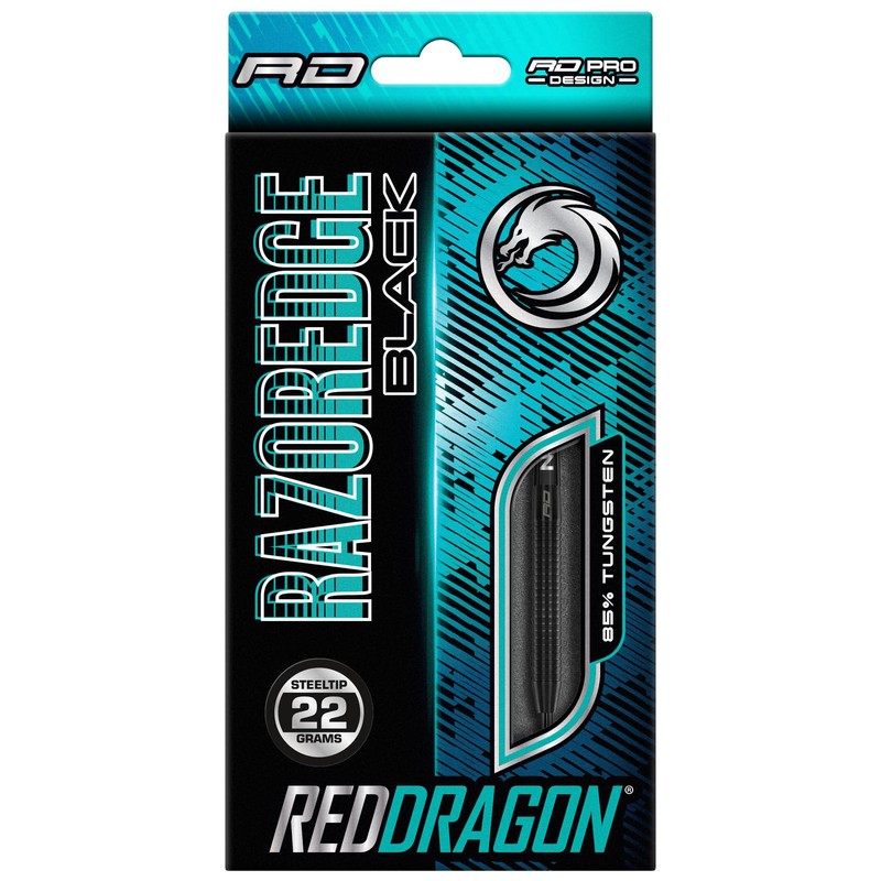 Red Dragon Razor Edge Black 2: 22g - 85% Dardos