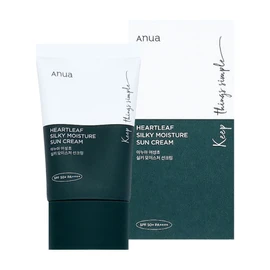 Anua Asungcho Silky Moisture Sunscreen 50ml Non-sticky, gentle sunscreen / 아누아 어성초 실키 모이스처 선크림 50ml 끈적임 없는 순한선크림