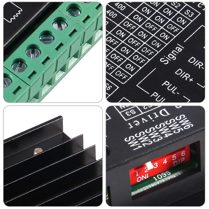 Dealikee TB6600 Stepper Motor Driver, DC 9-42V 4.0A Suitable 42