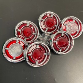 KK 1961 Impala Ful-Size Tail Light & Back up lens Assembly Set