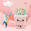 2 Pack Cute Pencil Case Standing Pen Holder Standing Pencil