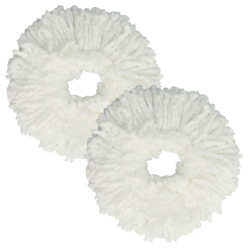 vhbw 4 x Mop Covers Compatible with Leifheit Clean Twist