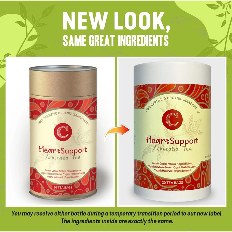 Dr. Cowan’s Garden Organic Ashitaba Hibiscus Tea, 20 Tea Bags