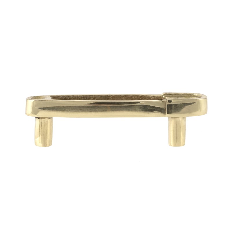 Dritz Safety Pin Pull, Bright Furniture Hardware, Polished Brass