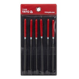 YATO Needle File Set 6 PCS 3 x 140 x 65 mm Metal