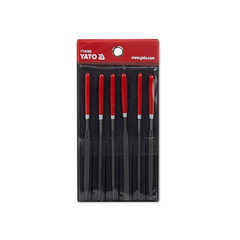YATO Needle File Set 6 PCS 3 x 140 x