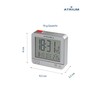 Atrium Radio Alarm Clock Travel Alarm Clock Small Digital Quartz