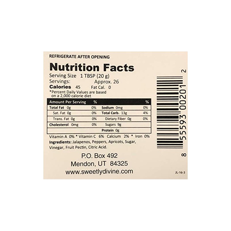 Sweetly Divine Hot Pepper Jelly - Multiple Flavors Available (Apricot