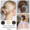 12 Pack Hair Donuts for Buns, 25 Pcs U Shaped