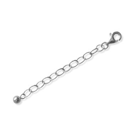 BEEZZY BEEDZ Chain Extender for Pendant Necklace Bracelet Anklet Made in Italy 925 Sterling Silver (2in)