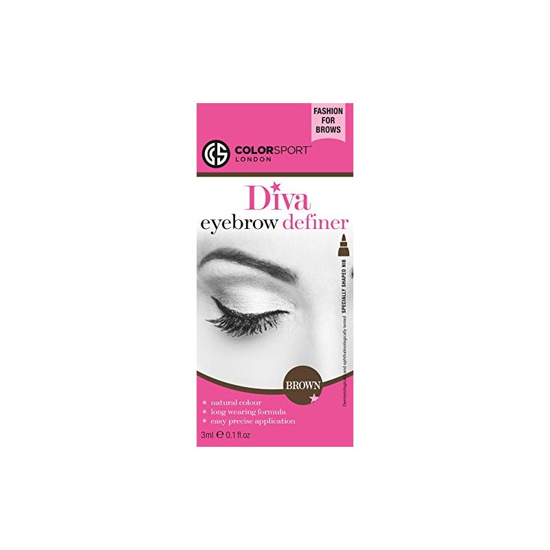 COLORSPORT DIVA Eyebrow Definer, Eyebrow Pen, Semi Permanent Eyebrow Makeup,