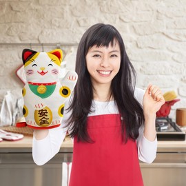 FELINE LUCKY, Lucky Cat Oven Mitt