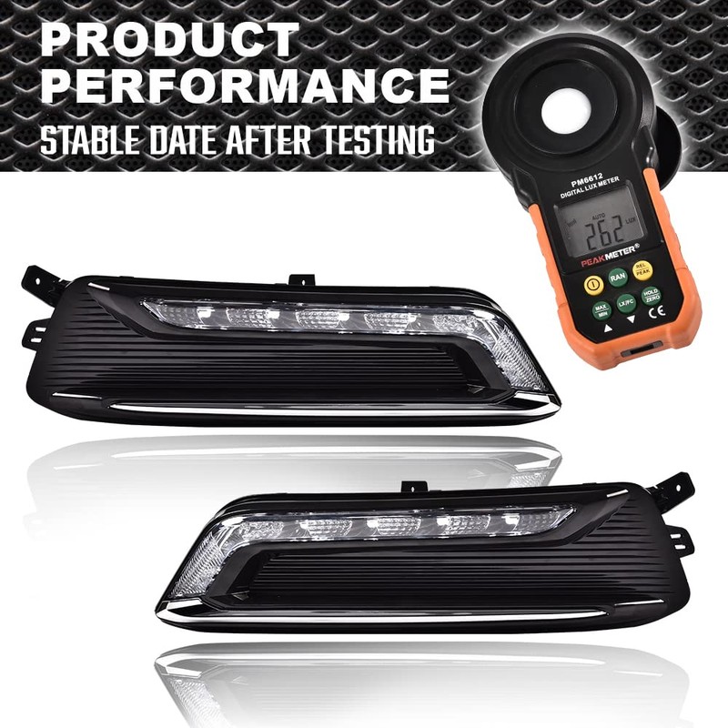 PIT66 Front Bumper LED Fog Light, Compatible with 2014-2020 Chevy