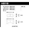 Hawk Performance HB119G.594 DTC-60 Motorsport Brake Pads
