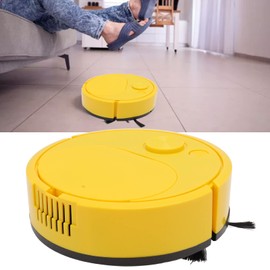 Robot Aspirador Multifuncional Carga USB Mini Robot de Barrido Inteligente para Piso de Azulejo Alfombra Hogar Polvo Fino Cabello de Mascotas. Fuerte Poder de Succión